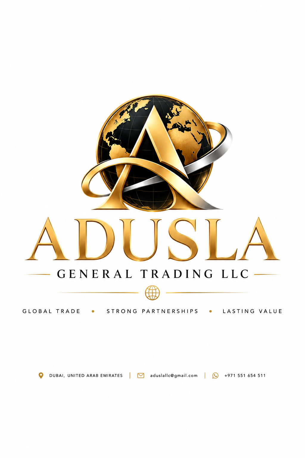 ADUSLA General Trading LLC — Dubai, United Arab Emirates — aduslallc@gmail.com — +971 551 654 511
